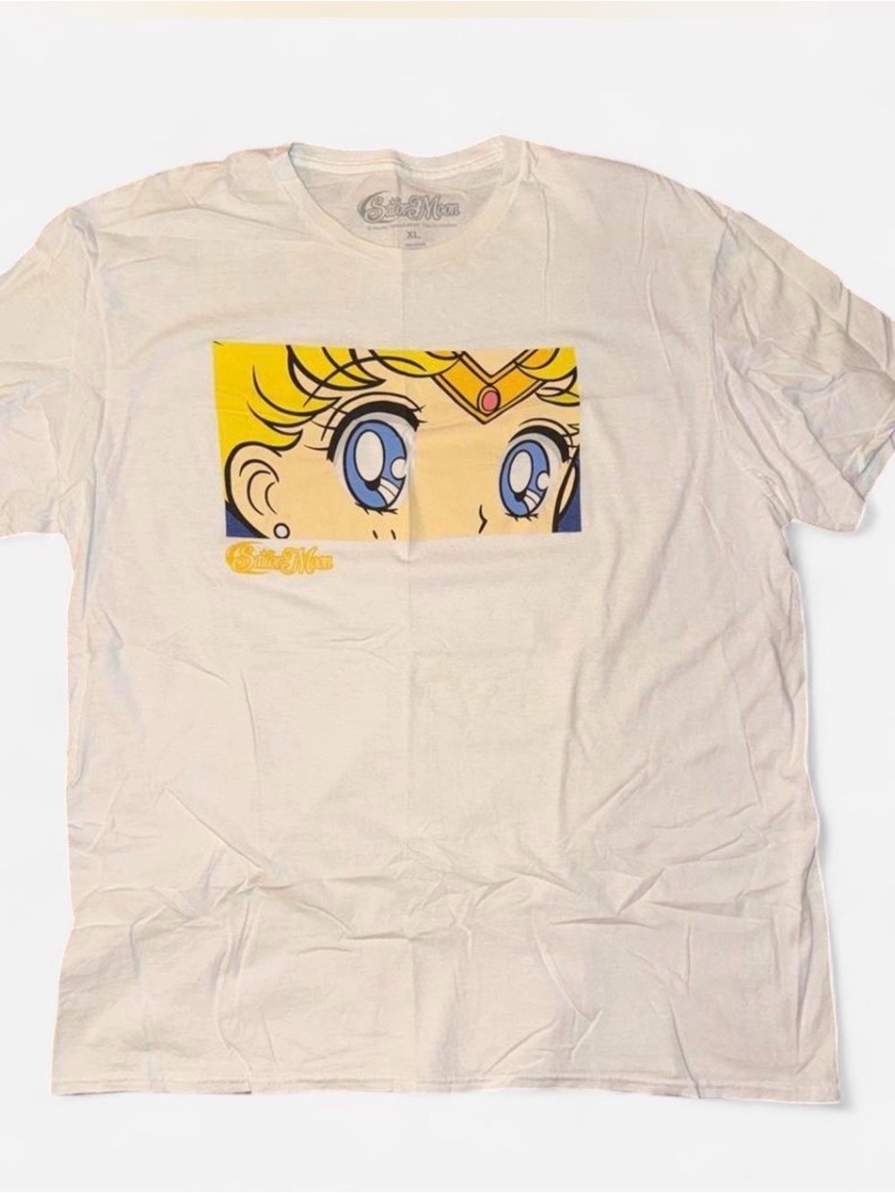 Sailor Moon White Graphic Short Sleeve Tee